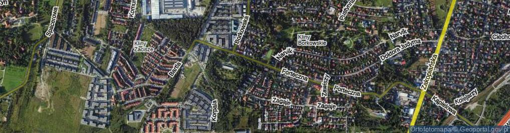 Zdjęcie satelitarne Czerska ul.