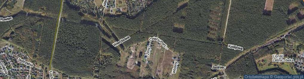 Zdjęcie satelitarne Cztery Pory Roku ul.