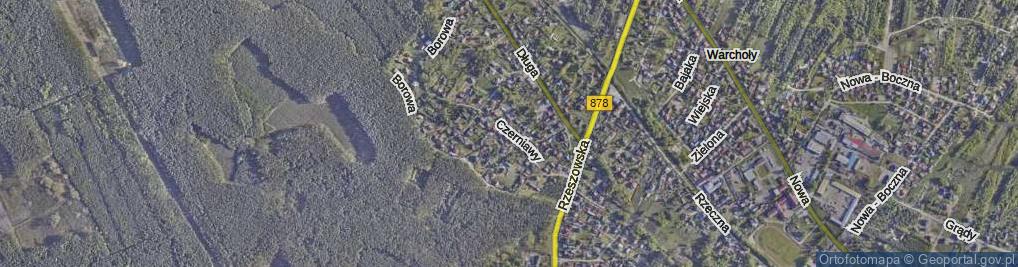 Zdjęcie satelitarne Czerniawy ul.