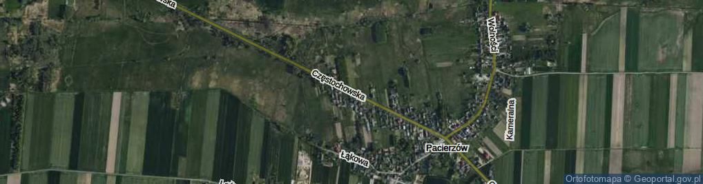 Zdjęcie satelitarne Częstochowska ul.