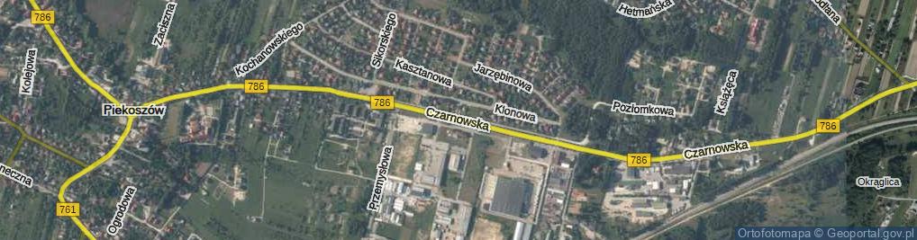 Zdjęcie satelitarne Czarnowska ul.
