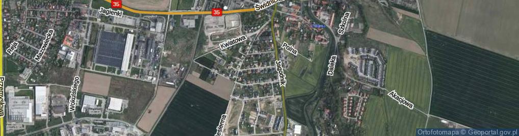 Zdjęcie satelitarne Czereśniowa ul.