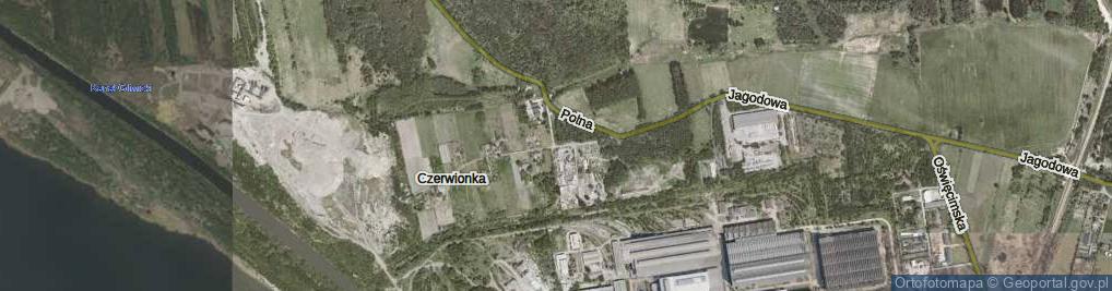 Zdjęcie satelitarne Czerwionka ul.