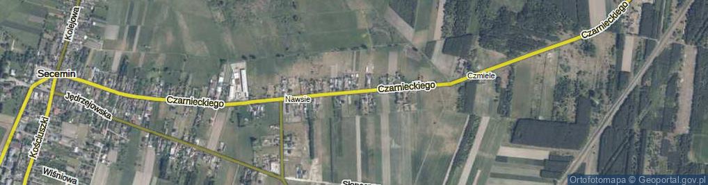 Zdjęcie satelitarne Czarnieckiego Stefana, hetm. ul.