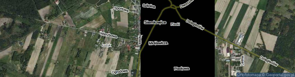 Zdjęcie satelitarne Częstochowska ul.