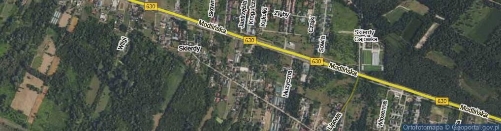 Zdjęcie satelitarne Czapli Siwej ul.