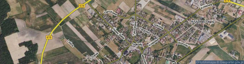 Zdjęcie satelitarne Czerwonego Krzyża ul.