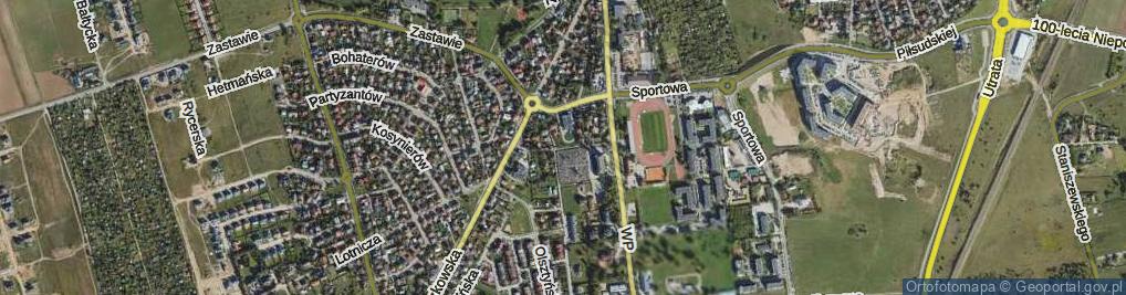 Zdjęcie satelitarne Czwartaków ul.