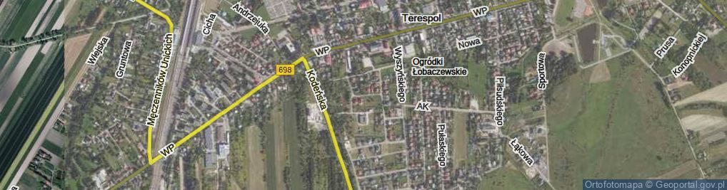 Zdjęcie satelitarne Czartoryskich Izabelli i Adama ul.