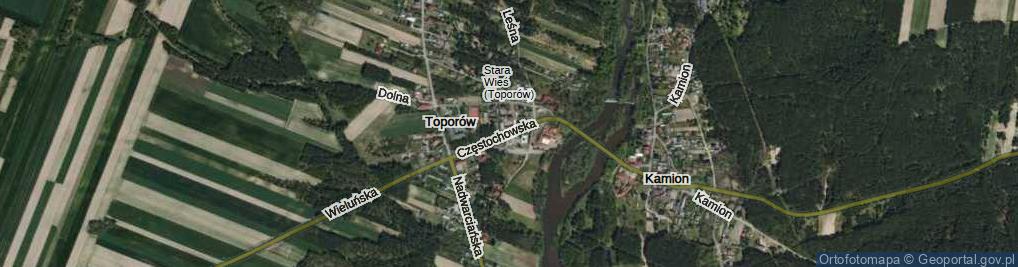 Zdjęcie satelitarne Częstochowska ul.