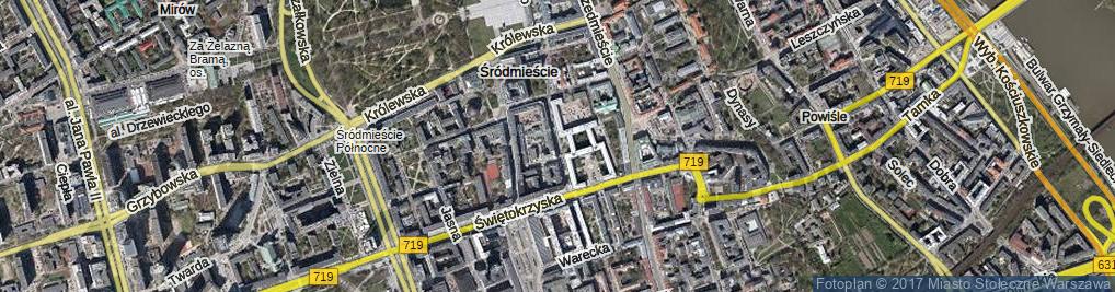 Zdjęcie satelitarne Czackiego Tadeusza ul.