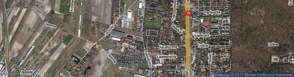 Zdjęcie satelitarne Czterech Wiatrów ul.