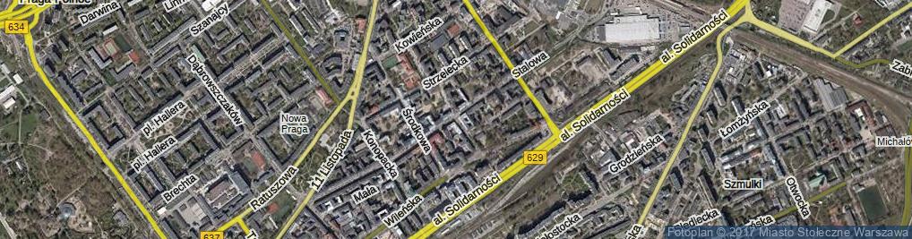Zdjęcie satelitarne Czynszowa ul.