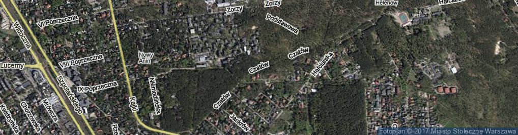 Zdjęcie satelitarne Czatów ul.