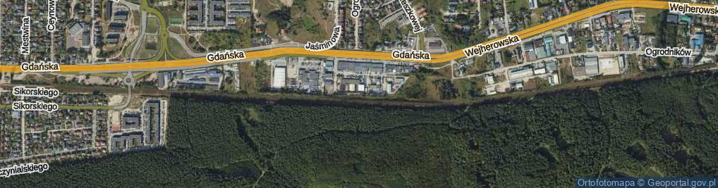 Zdjęcie satelitarne Czeladnicza ul.