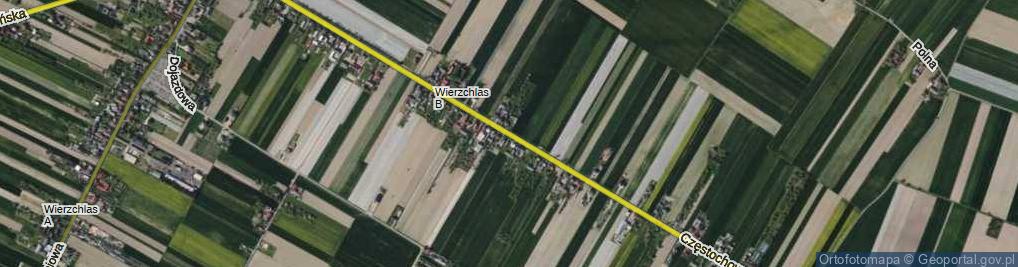 Zdjęcie satelitarne Częstochowska ul.