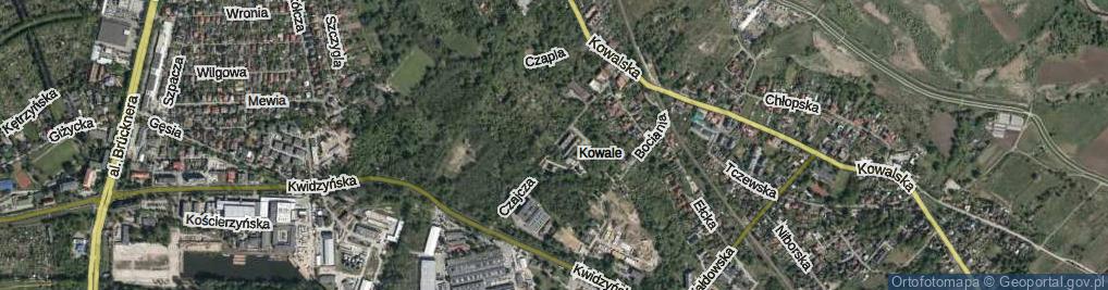 Zdjęcie satelitarne Czajcza ul.