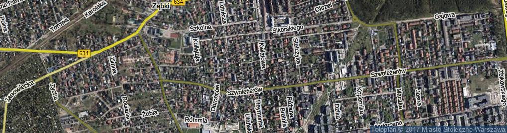 Zdjęcie satelitarne Czołgistów ul.