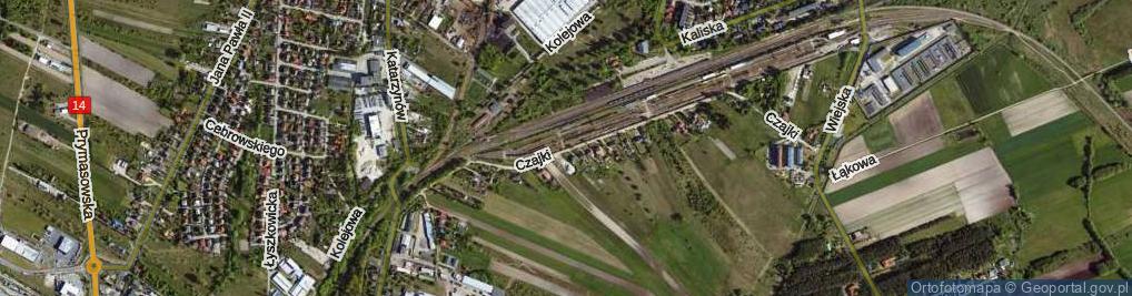 Zdjęcie satelitarne Czajki ul.