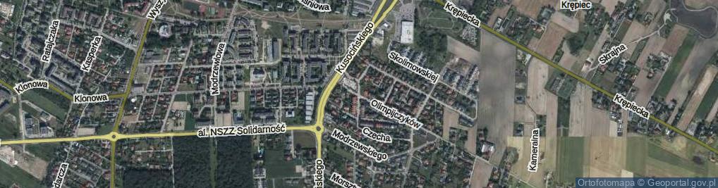 Zdjęcie satelitarne Czecha Bronisława ul.