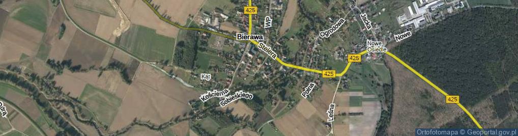 Zdjęcie satelitarne Dąbrowy ul.