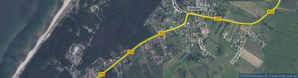 Zdjęcie satelitarne Darłowska ul.