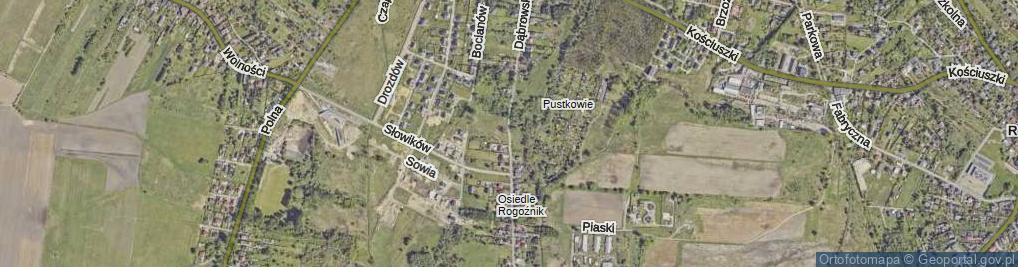 Zdjęcie satelitarne Dąbrowskiej Marii ul.