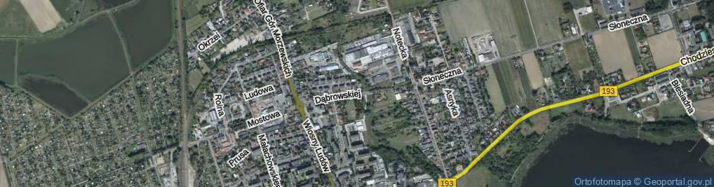 Zdjęcie satelitarne Dąbrowskiej Marii ul.