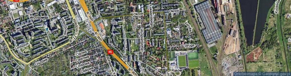 Zdjęcie satelitarne Dąbrowskiej Marii ul.