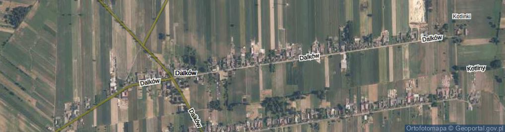 Zdjęcie satelitarne Dalków ul.