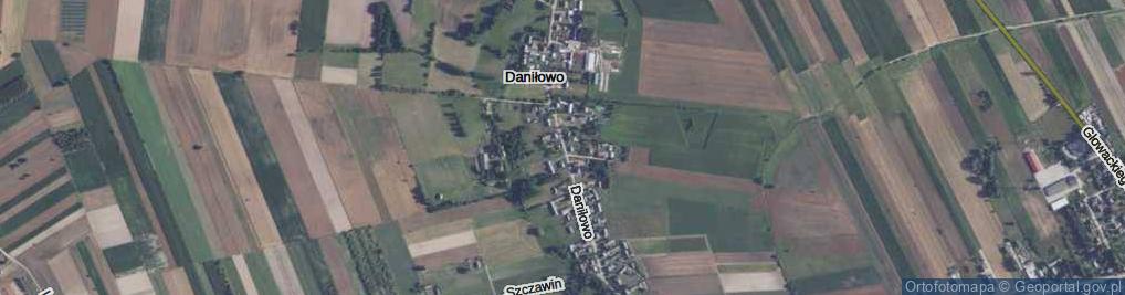 Zdjęcie satelitarne Daniłowo ul.
