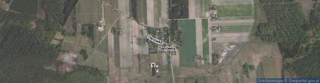 Zdjęcie satelitarne Danówka ul.