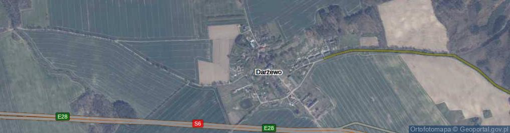 Zdjęcie satelitarne Darżewo ul.