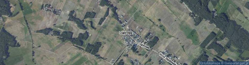 Zdjęcie satelitarne Dąbrowa ul.