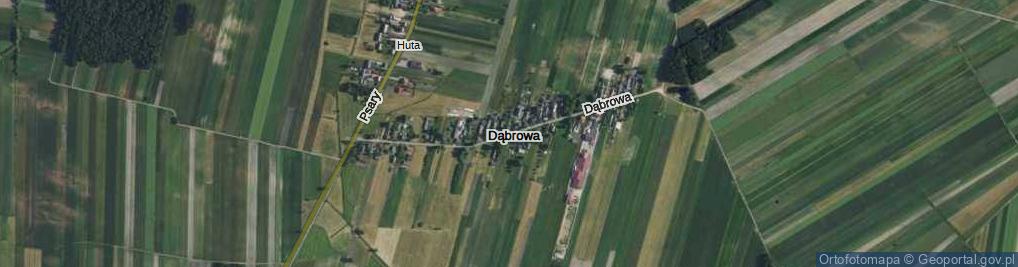 Zdjęcie satelitarne Dąbrowa ul.