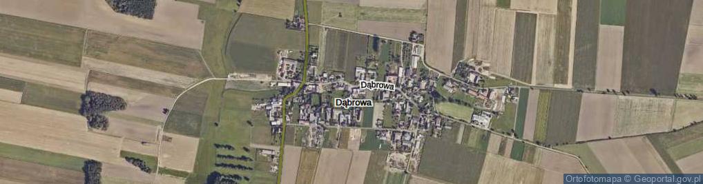 Zdjęcie satelitarne Dąbrowa ul.