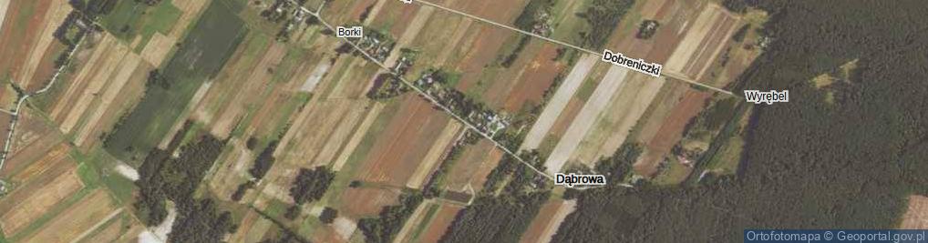 Zdjęcie satelitarne Dąbrowa ul.