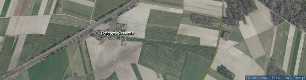 Zdjęcie satelitarne Dąbrowa-Szatanki ul.