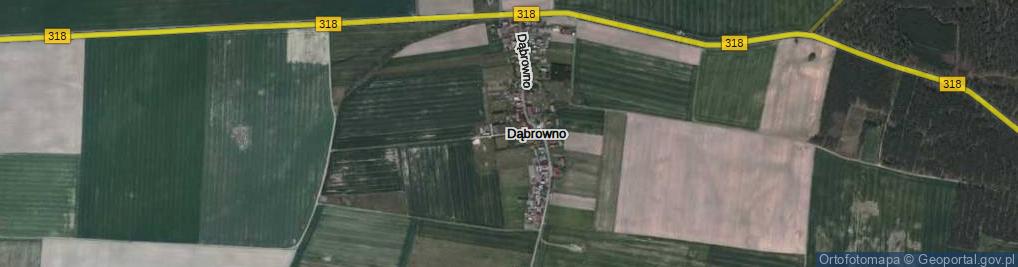 Zdjęcie satelitarne Dąbrowno ul.