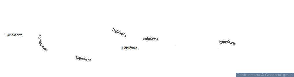 Zdjęcie satelitarne Dąbrówka ul.