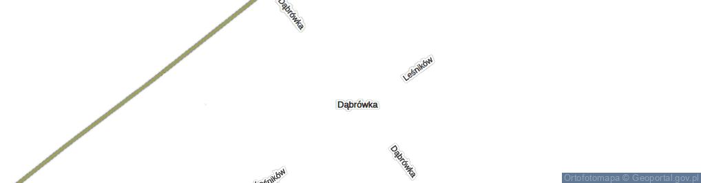 Zdjęcie satelitarne Dąbrówka ul.