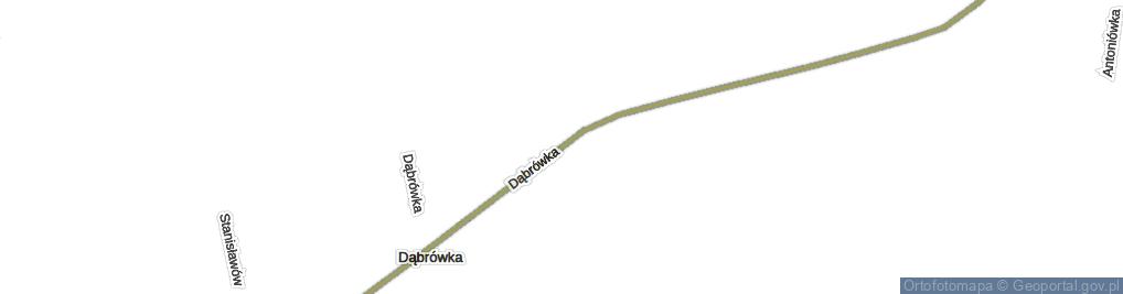 Zdjęcie satelitarne Dąbrówka ul.