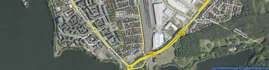 Zdjęcie satelitarne Dąbrowskiej Marii ul.