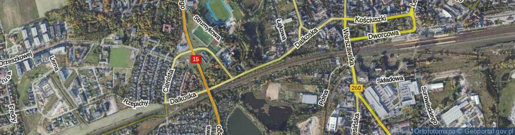 Zdjęcie satelitarne Dalkoska ul.