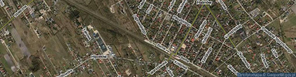 Zdjęcie satelitarne Dąbrowskiego ul.