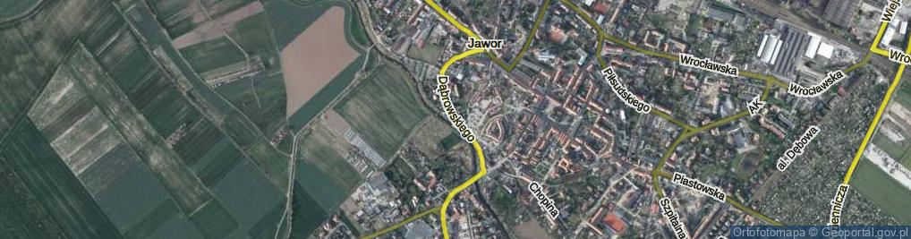 Zdjęcie satelitarne Dąbrowskiego Jarosława, gen. ul.
