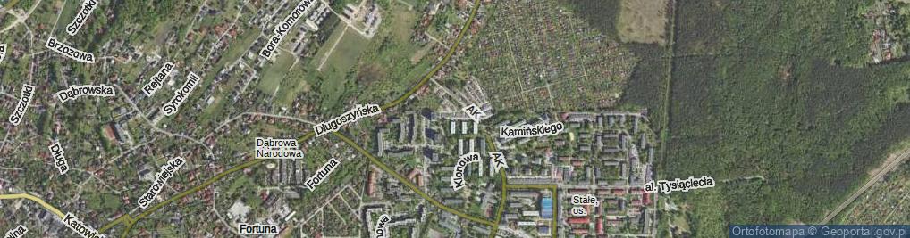 Zdjęcie satelitarne Daleka ul.