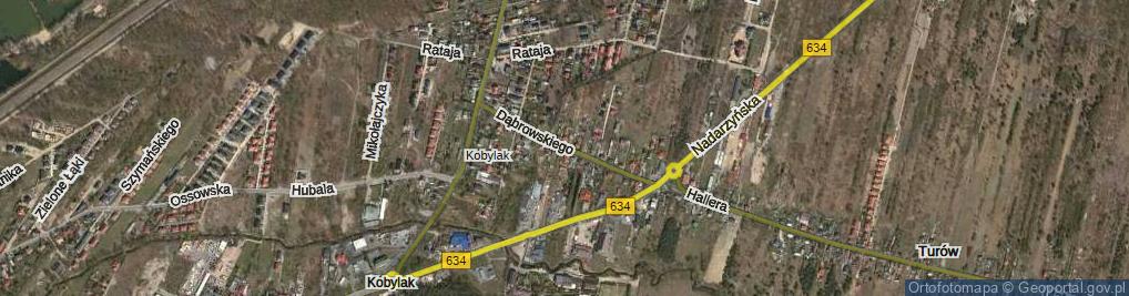 Zdjęcie satelitarne Dąbrowskiego Henryka, gen. ul.