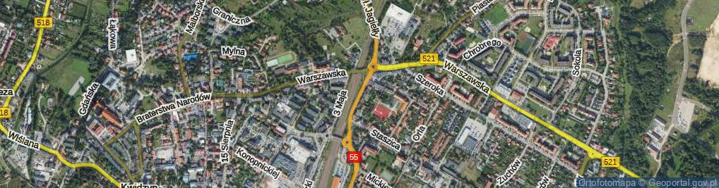 Zdjęcie satelitarne Daszyńskiego Ignacego ul.