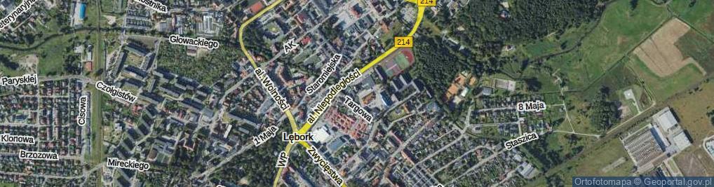 Zdjęcie satelitarne Dąbrowskiego Józefa ul.